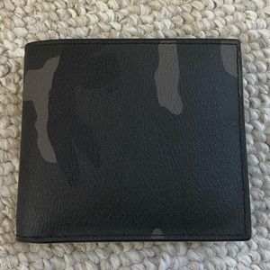 Men’s Coach Black Camo wallet
